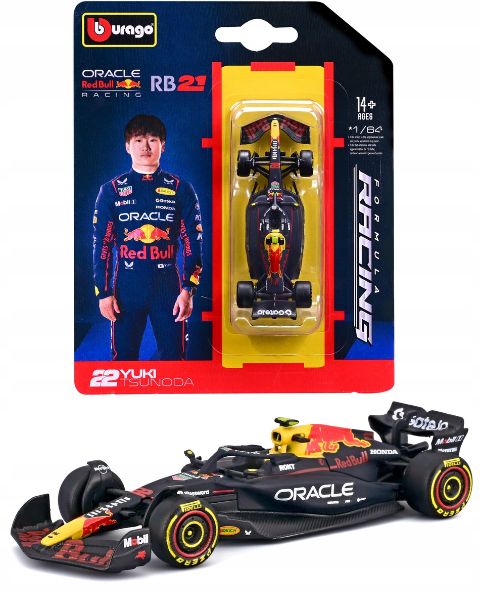 Bburago 1:64 Scale Formula Racing Oracle Red Bull RB21 (2025