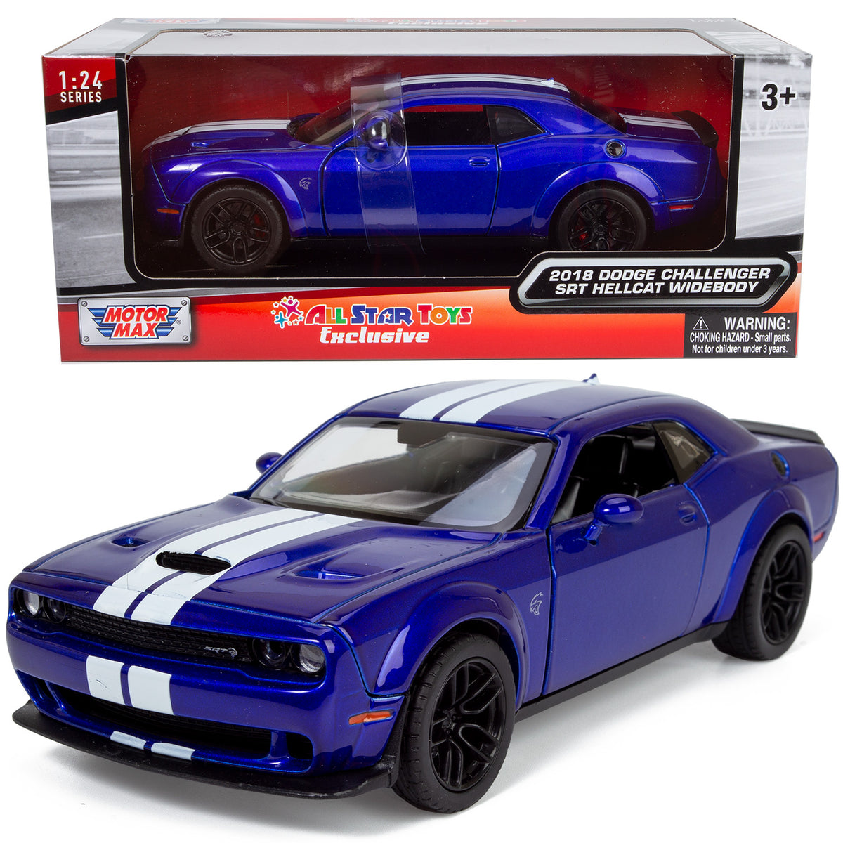 Diecast Model Cars All Star Toys Exclusive 2018 Dodge Challenger