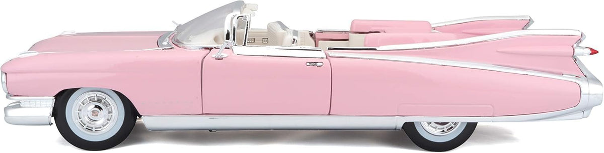 Maisto 1959 Cadillac Eldorado Biarritz Convertible Pink 1/18