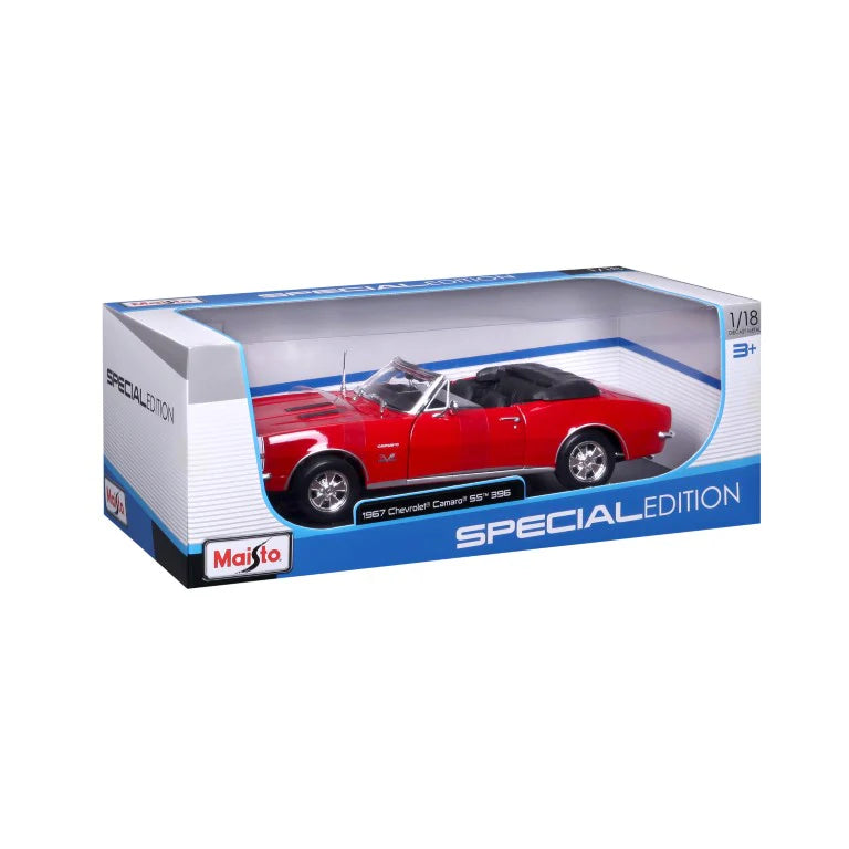 Maisto 1/18 scale 1967 CHEVROLET CAMARO SS 396 Red 31684 – All