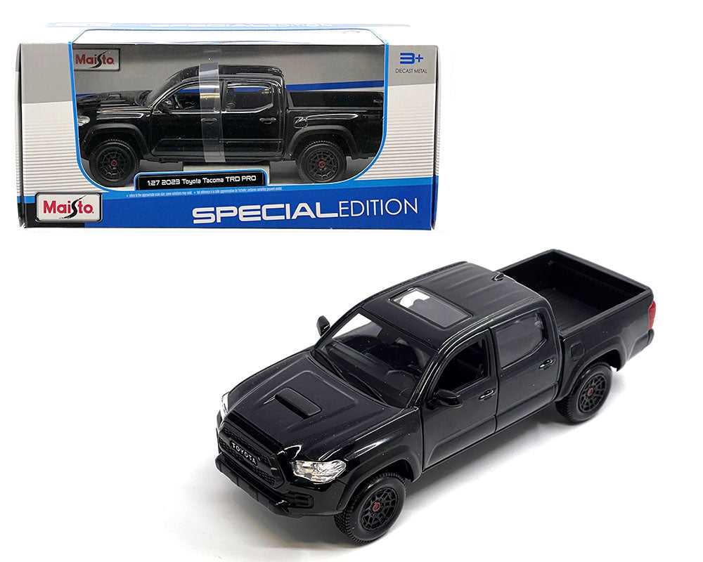 Maisto 1:27 SE 2023 Toyota Tacoma TRD Pro Black Diecast Car Model