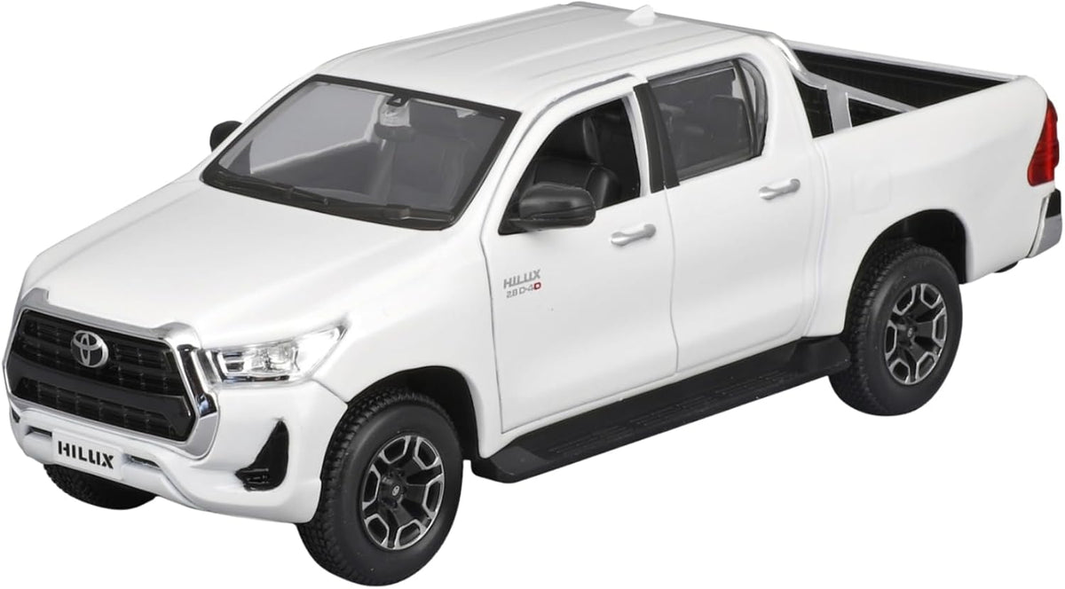 Maisto 1:27 SE Toyota Hilux White Diecast Car Model 32920 WHITE
