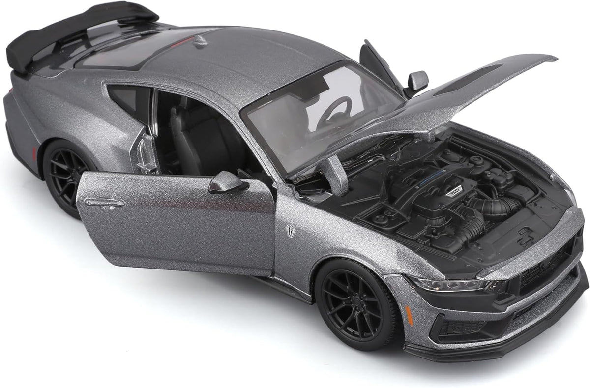 Maisto 2024 Ford Mustang Dark Horse Grey 1:24 Scale Diecast Model