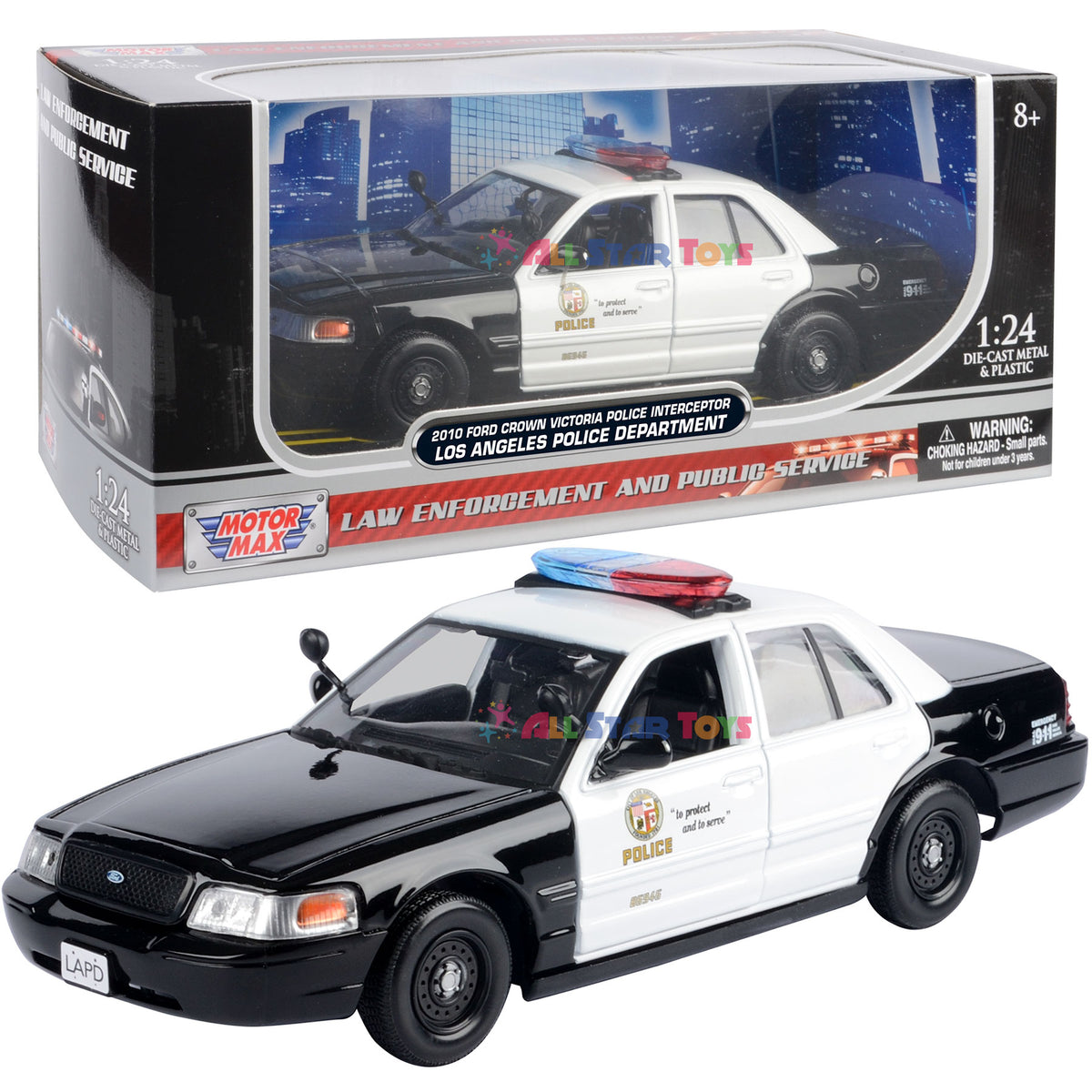 2010 Ford Crown Victoria Police Pursuit Car LOS ANGELES POLICE DEPARTM