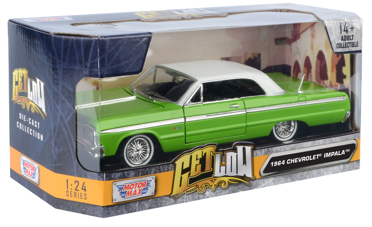 Motormax Get Low Series 1964 Chevrolet Impala Hard Top Lowrider 1