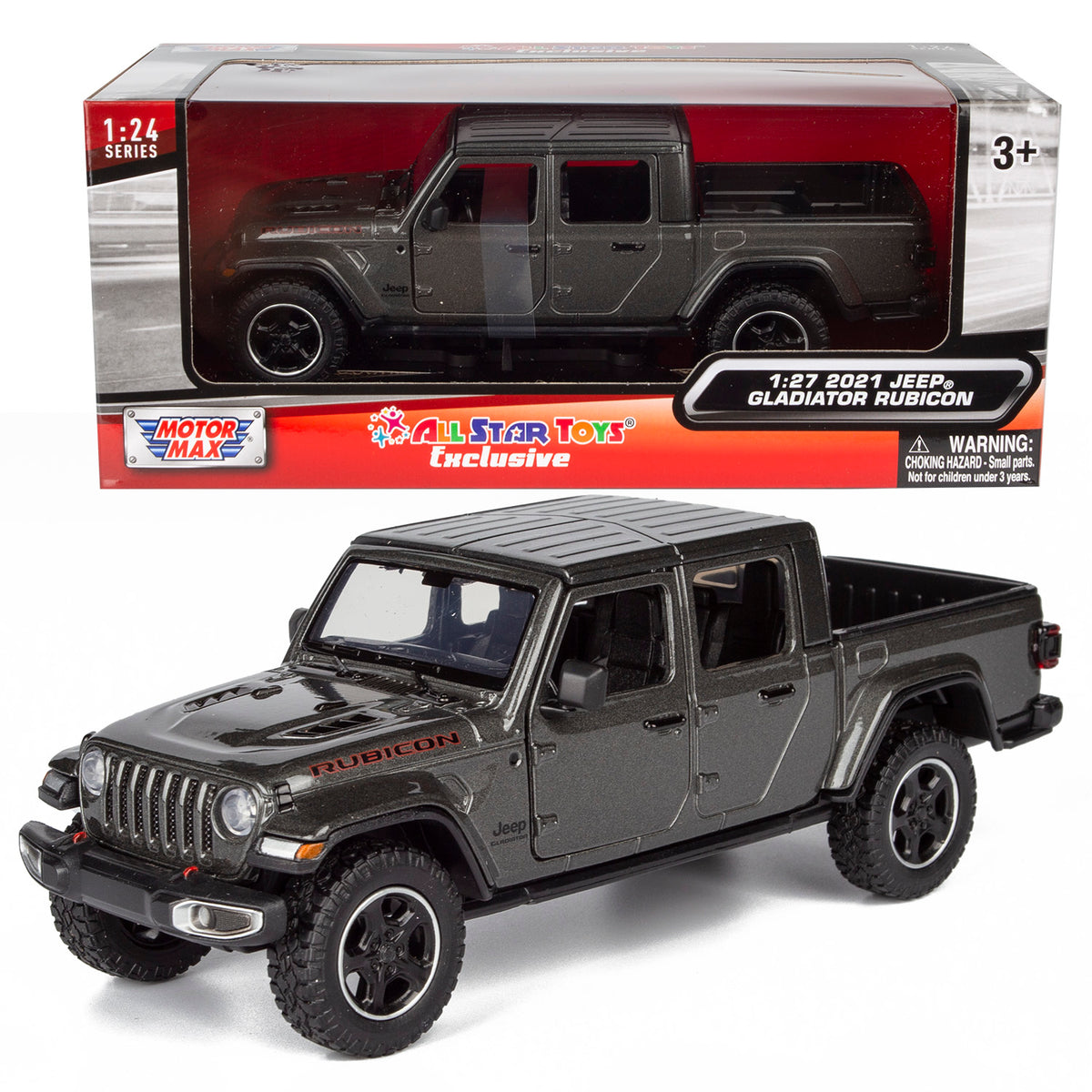 2021 Jeep Gladiator Rubicon (Hard Top) 1:27 Scale Diecast Model
