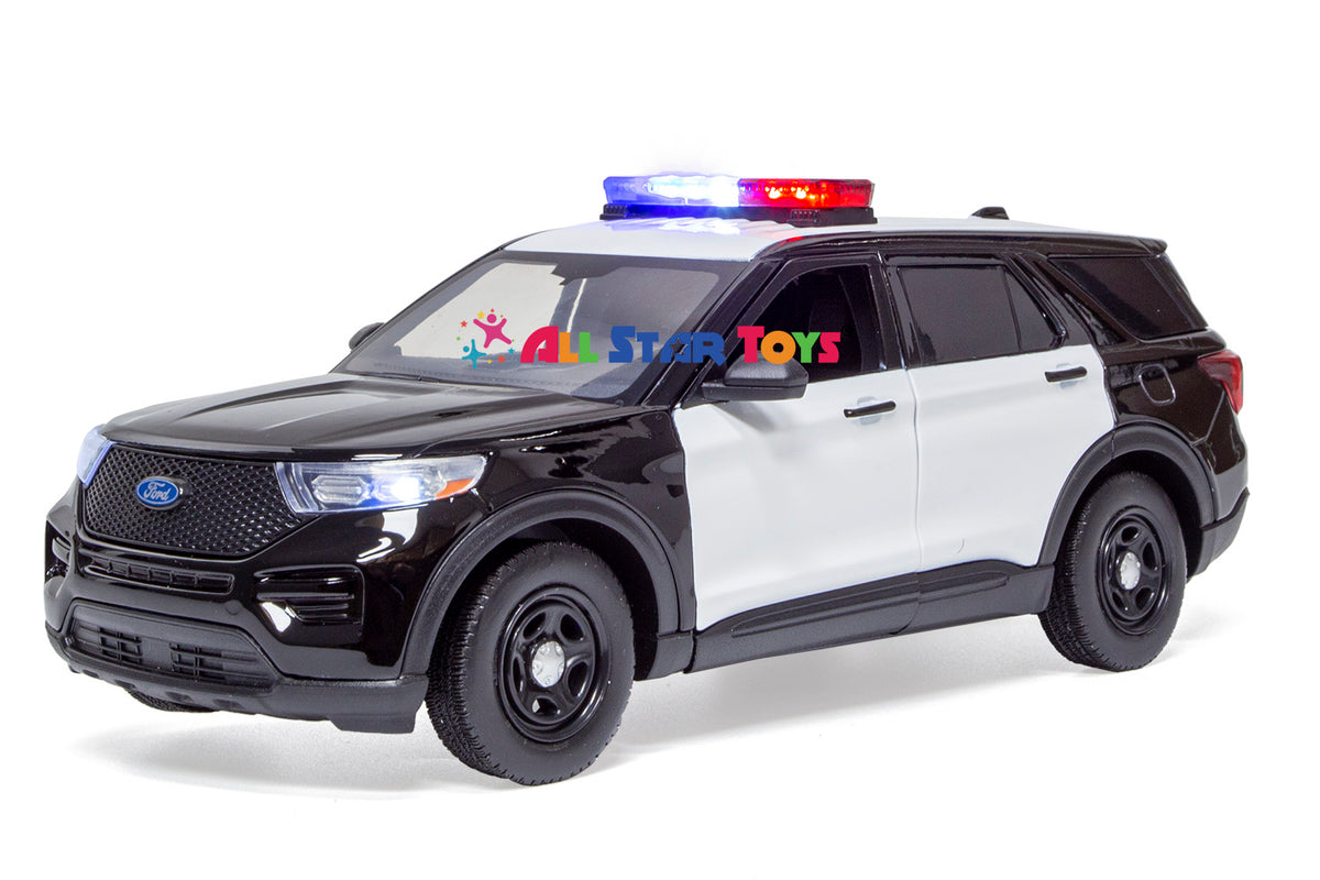 Die Cast Ford Police Interceptor Utility 2022 Red 1:24 - Motormax Diecast Model Car - MMX76988ROUGE