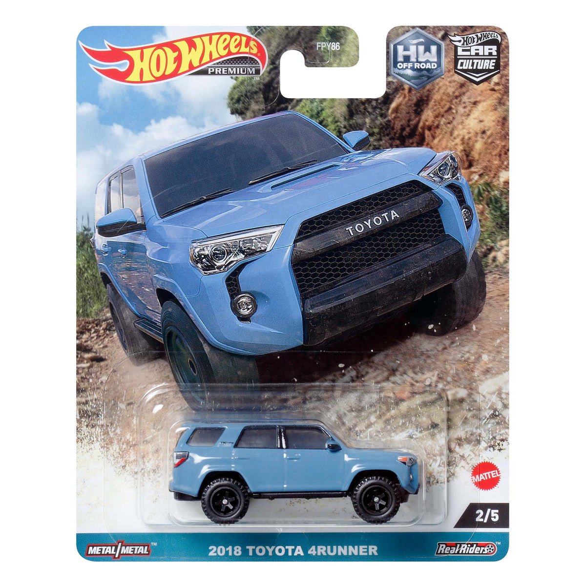 Hot Wheels Premium 2024 Car Culture Offroad 2018 Toyota 4Runner