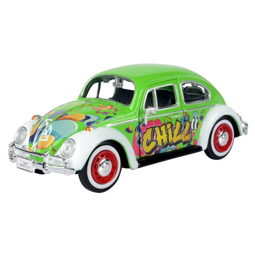 1966 Volkswagen Beetle Graffiti 1:24 Scale Diecast Model by