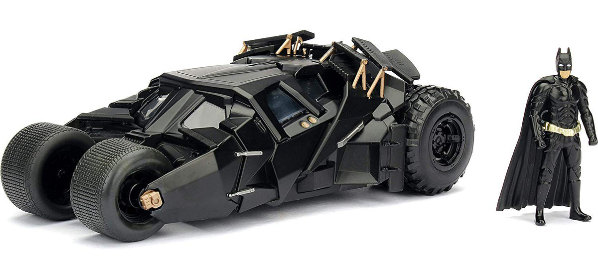 2008 The Dark Knight Batmobile with Batman Figure by JADA 98261