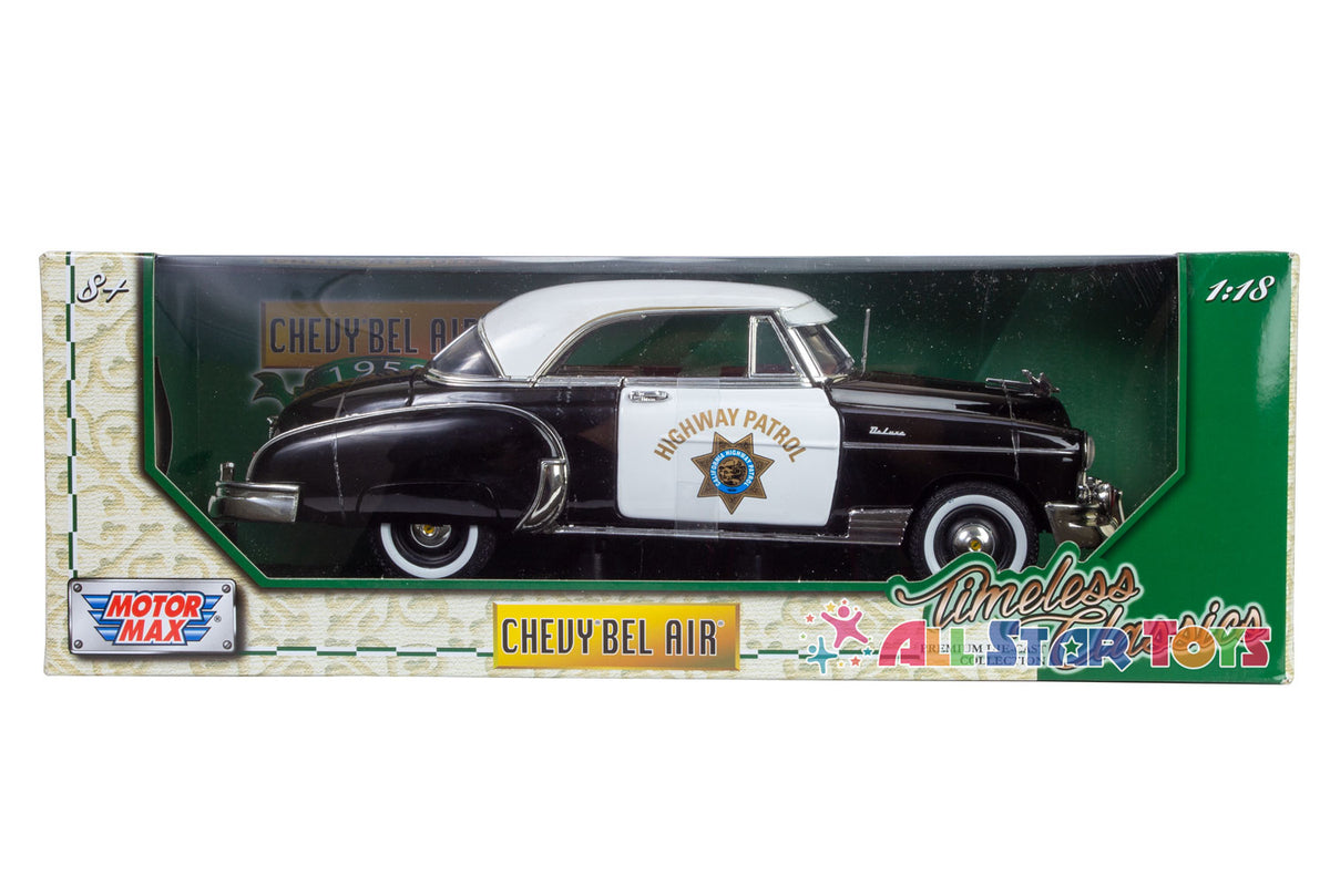 1950 Chevy Bel Air California Highway Patrol CHP Police Car 1:18 Scale