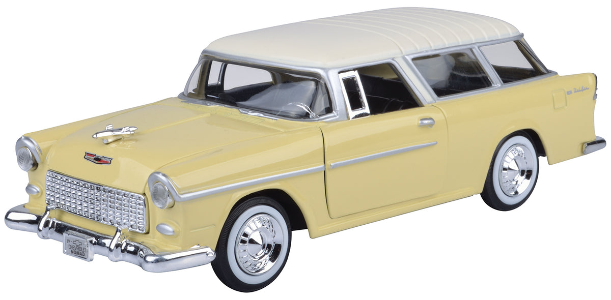 1955 Chevrolet Bel Air Nomad 1:24 Diecast Model Motormax 73248