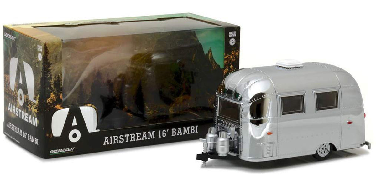 Greenlight 1:24 Airstream Bambi Sport 16' Camper RV Trailer – All