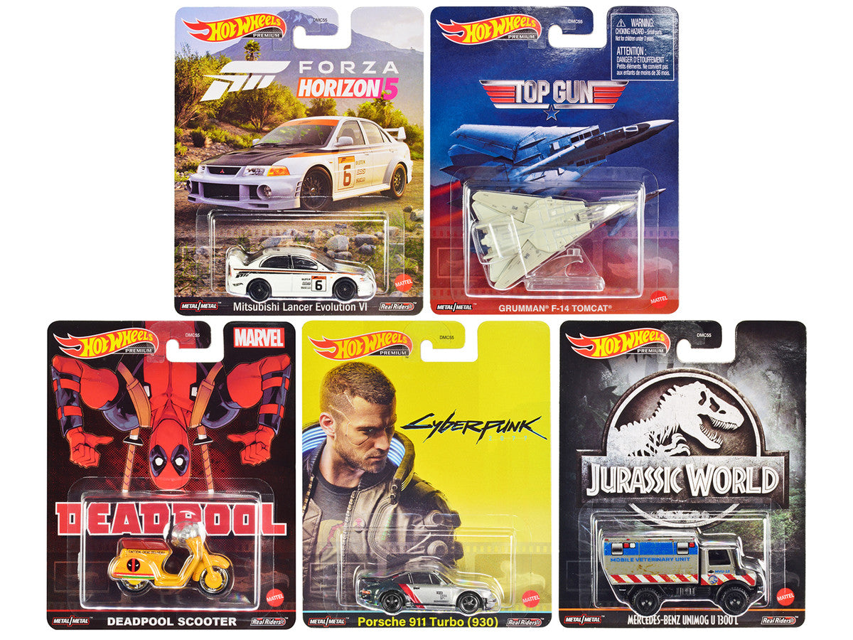 Hot Wheels Premium 2022 Retro Entertainment K Case Set of 5 Cars DMC55 – All  Star Toys