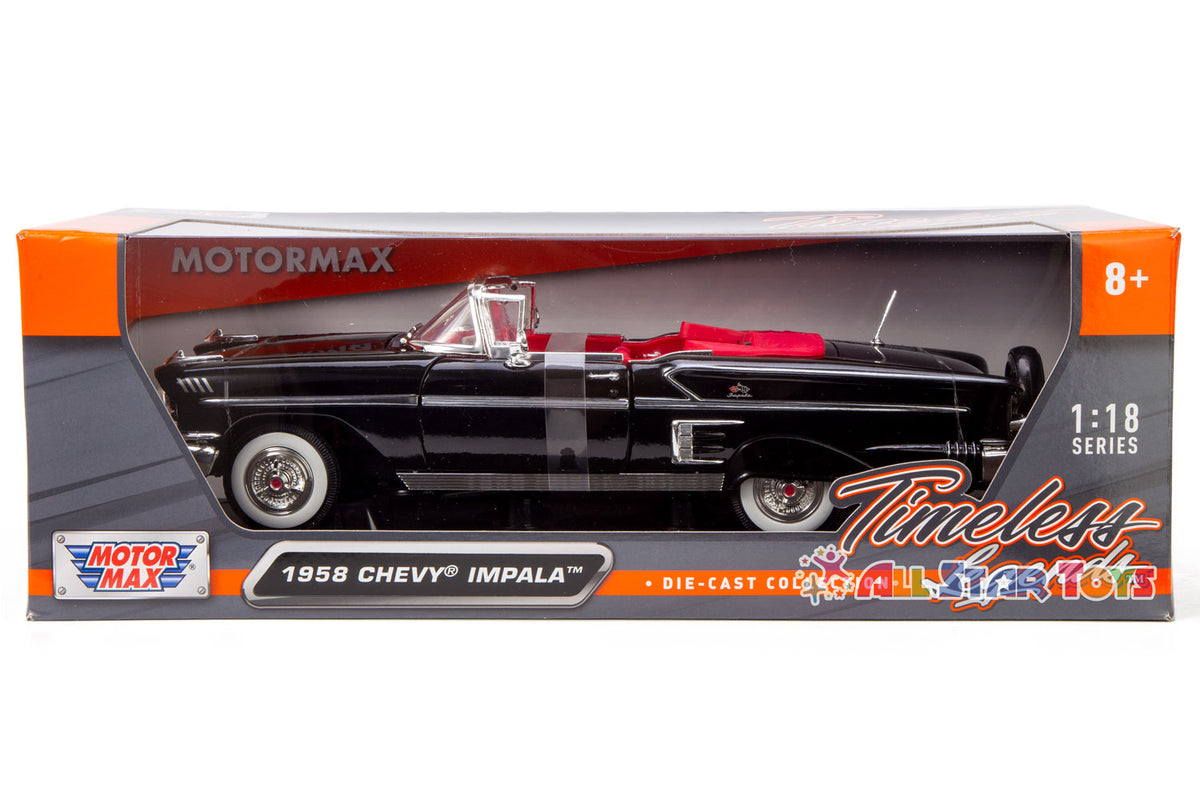 1:18 Scale 1958 Chevrolet Impala Diecast Model by Motormax 73112