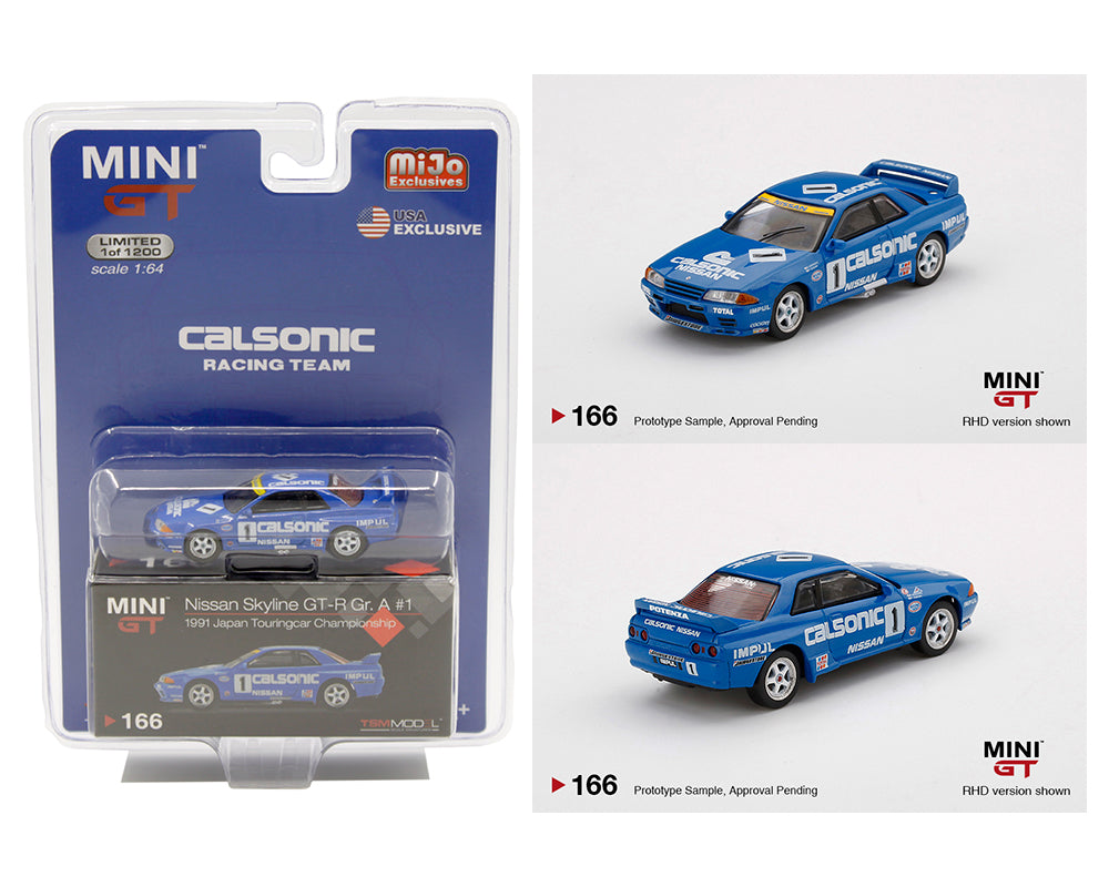 TSM 1:64 MINI GT Calsonic Nissan Skyline GT-R Gr.A #1 1991 Japan Grand – All  Star Toys