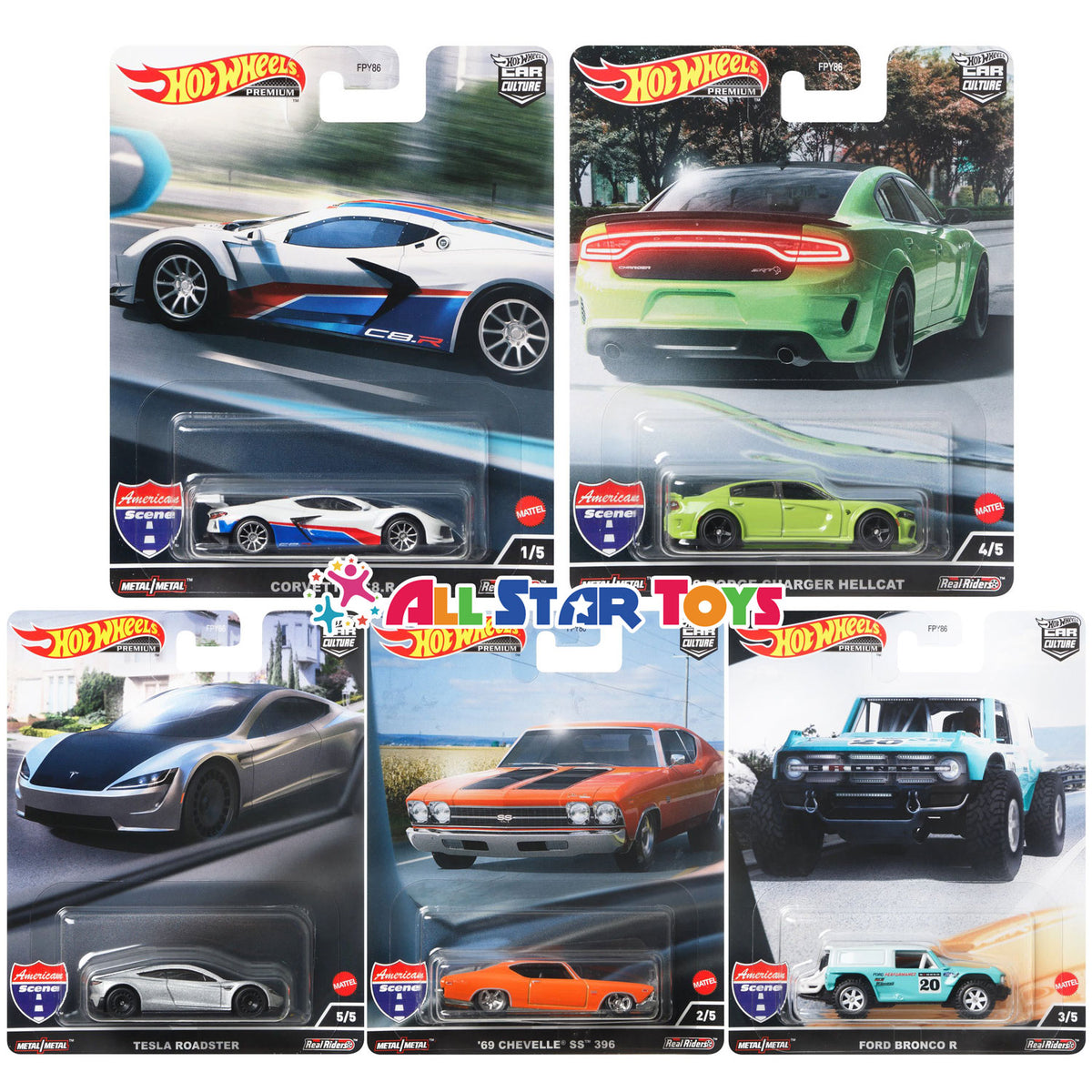 Hot Wheels Premium Car Culture American Roads American Scene Real
