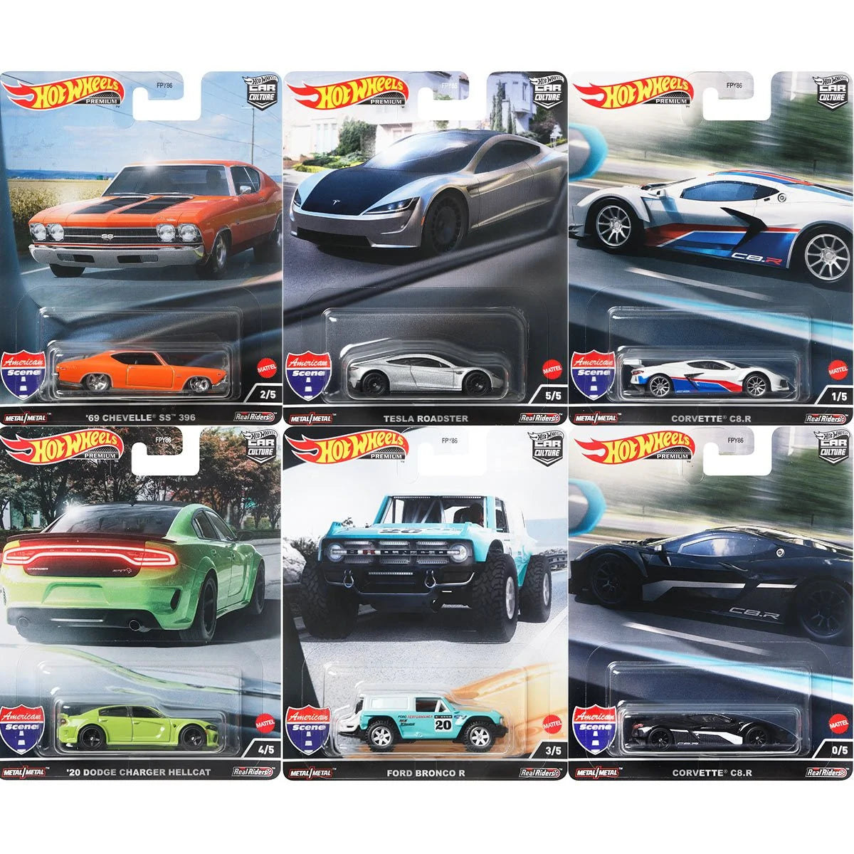Hot Wheels Premium Car Culture American Roads American Scene Real Ride