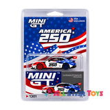 Mini GT 1:64 Ford Mustang GTD "America 250" USA Exclusive LHD MGT 1301
