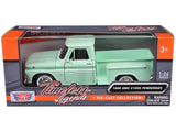 Motormax 1966 GMC C1000 Fenderside DIecast Model Light Green 79379GRN