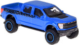 Maistoo 1/64 Tow & Go 2021 Ford F-150 SVT Raptor & Trailer w/ Bass Boat Diecast Model Collectible Toy Car 15368