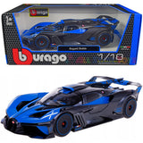 Bburago 1/18 Bugatti Bolide Diecast Model Blue/Grey 18-11047