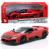 Bburago Race & Play Ferrari F80 1/18 Diecast Model Car Red 18-16022