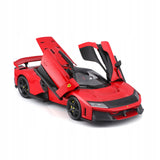 Bburago Race & Play Ferrari F80 1/18 Diecast Model Car Red 18-16022