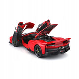 Bburago Race & Play Ferrari F80 1/18 Diecast Model Car Red 18-16022
