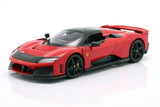 Bburago Race & Play Ferrari F80 1/18 Diecast Model Car Red 18-16022