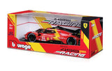 Bburago 2023 Ferrari 499P 3.0L Turbo V6 - LMH #51 2023 24H Le Mans Champion  1:18 Scale Diecast Model 18-16301