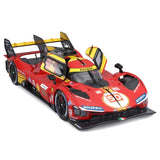 Bburago Ferrari 499P #50 2024 24H Le Mans Champion 1:18 Scale Diecast Model 18-16303