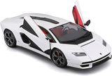 Bburago Lamborghini Countach LPI 800-4 White 1/24 Diecast Model 18-21102