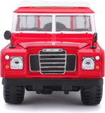 BBurago 1:24 Series Land Rover Series II Diecast Model Red 18-22063