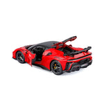 Bburago Race & Play Ferrari SF90 XX Stradale 1/24 Diecast Model Car Red 18-26032
