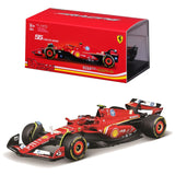 Bburago 1:43 Ferrari Racing 2024 Formula 1 SF-24 #55 Carlos Sainz with Helmet 18-36843-02