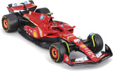Bburago 1:43 Ferrari Racing 2024 Formula 1 SF-24 #55 Carlos Sainz with Helmet 18-36843-02