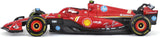 Bburago 1:43 Ferrari Racing 2024 Formula 1 SF-24 #55 Carlos Sainz with Helmet 18-36843-02