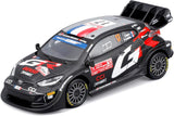 Bburago Race Toyota GR Yaris Rally 1 Hybrid #17 Sebastien Ogier - Vincent Landais Gazoo Racing 2024 World Rally Championship 1/43 Diecast Model Car 18-38323