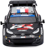Bburago Race Toyota GR Yaris Rally 1 Hybrid #17 Sebastien Ogier - Vincent Landais Gazoo Racing 2024 World Rally Championship 1/43 Diecast Model Car 18-38323