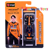 Bburago 1:64 F-1 Australian GP 2025 McLaren MCL39 #81 Oscar Piastri Diecast Car 18-58001-01