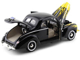 1940 Ford Deluxe 1:18 Scale Diecast Model Car MotorMax 73108 Black with Flame