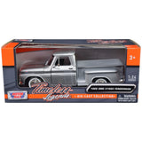 Motormax 1966 GMC C1000 Fenderside DIecast Model Silver 79379SIL