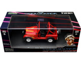 GREENLIGHT 1/43 The Terminator (1984) Sarah Connor's  1983 JEEP CJ-7 RENEGADE w/ Acrylic Display Case GREENLIGHT 86533
