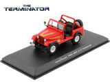 GREENLIGHT 1/43 The Terminator (1984) Sarah Connor's  1983 JEEP CJ-7 RENEGADE w/ Acrylic Display Case GREENLIGHT 86533
