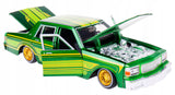 Maisto Design 1987 Chevrolet Caprice Lowrider Green with Body Graphics 1/26 Diecast Model 31044