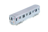 1:43 Scale Display Box New York City Metro Subway (7" diecast model car, Gray) 2233DNY