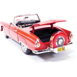 1956 Ford Thunderbird Convertible Red 1:18 Diecast Model MotorMax 73173