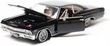 1965 Chevrolet Impala SS 396 Low Rider Black 1:24 Diecast Model Welly 22417LRW-BK