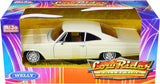 1965 Chevrolet Impala SS 396 Low Rider White 1:24 Diecast Model Welly 22417LRW-WH